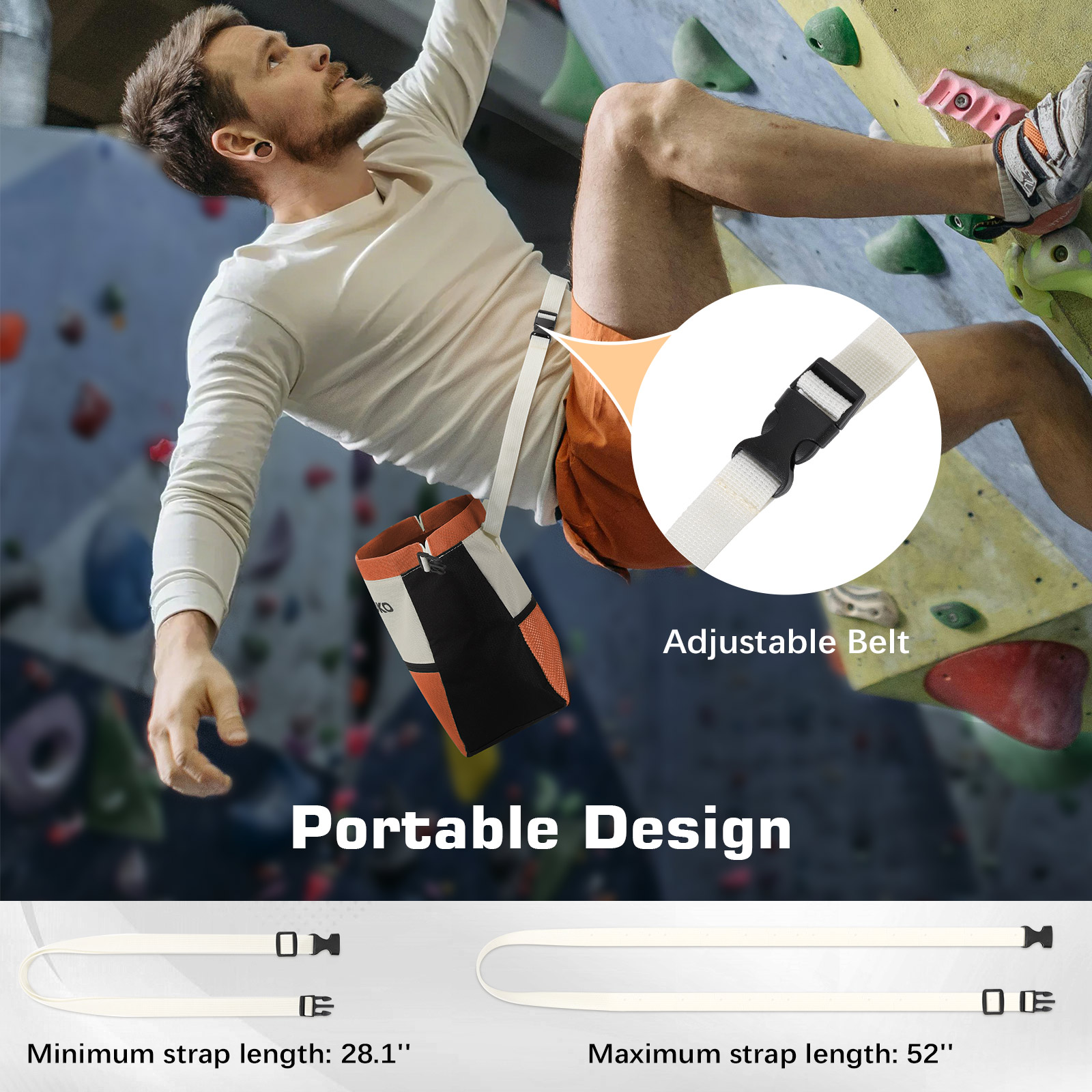กระเป๋าชอล์ก MoKo สําหรับปีนหน - Chalk Bag Bouldering บทวิจารณ์และราคา