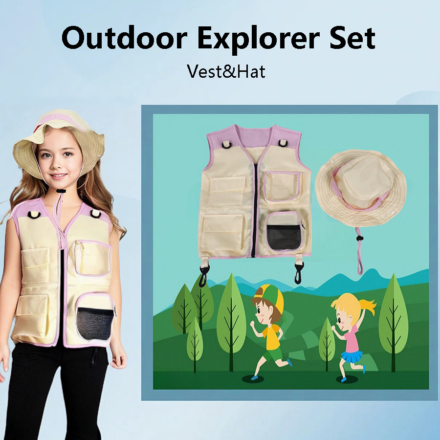 ชุดหมวกนักสำรวจสำหรับเด็ก, ชุด - Outdoor Adventure Kids Party บทวิจารณ์และราคา