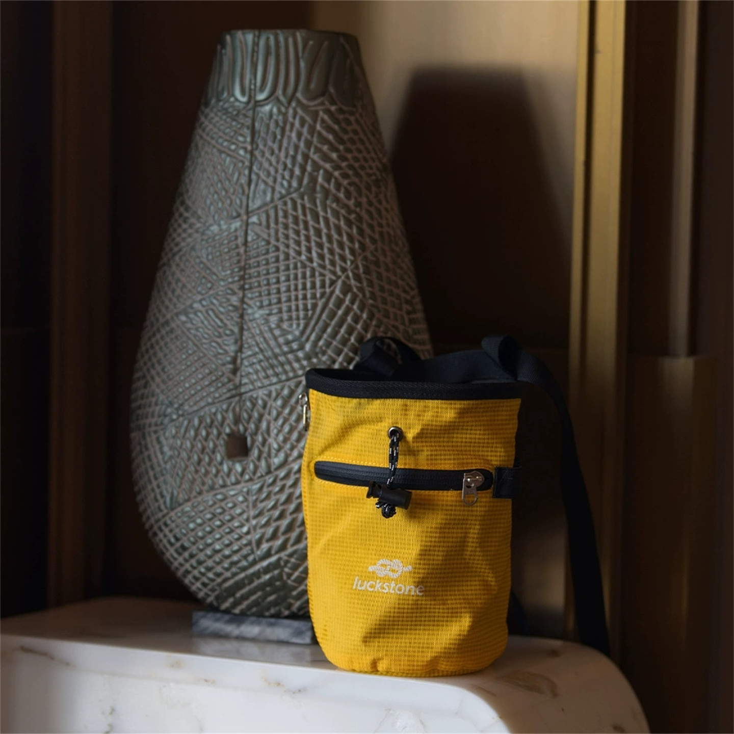 ถุงใส่ชอล์กปีนผาแบบแขวนเอว 5 ช - Chalk Bag Bouldering บทวิจารณ์และราคา