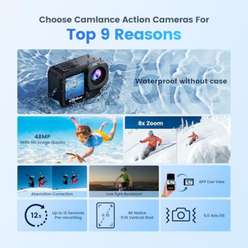 กล้องติดตัวขนาดเล็ก, กล้องแอคช - Outdoor Adventure Images บทวิจารณ์และราคา