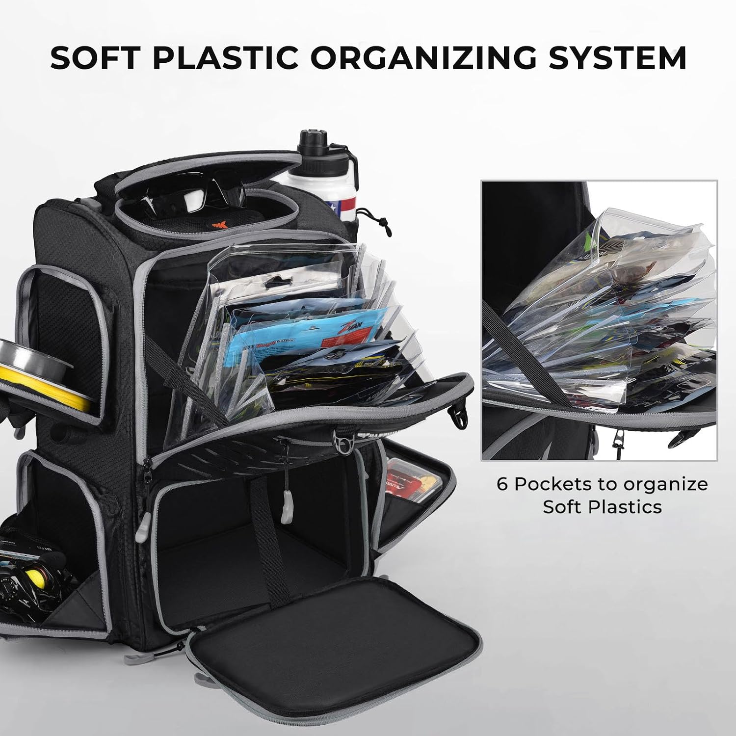 กระเป๋าเป้ตกปลาแบบกันน้ำพร้อมท - Outdoor Adventure Images บทวิจารณ์และราคา