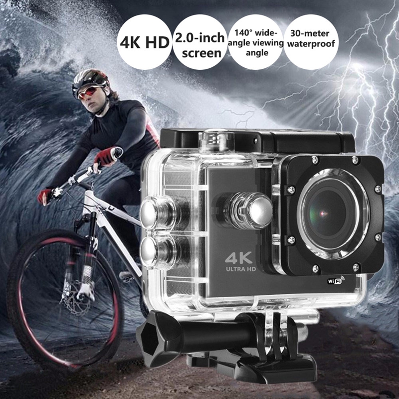 กล้องกีฬา Ultra HD 4K กันน้ำลึ - Outdoor Adventure Images บทวิจารณ์และราคา