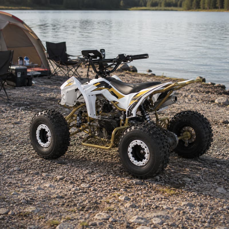 รถเอทีวีสปอร์ตแบบสี่ล้อสำหรับผ - Outdoor Adventure Quad Biking บทวิจารณ์และราคา