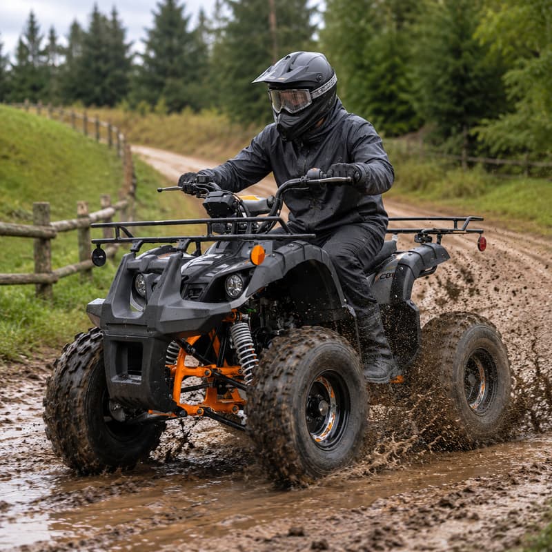 รถเอทีวีสปอร์ตแบบสี่ล้อสำหรับผ - Outdoor Adventure Quad Biking บทวิจารณ์และราคา