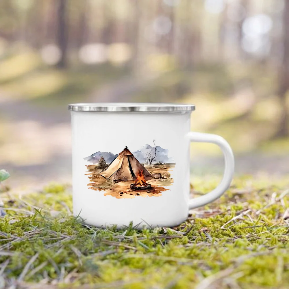 แก้วกาแฟพิมพ์ลายคาราวานวันผจญภ - Outdoor Adventure Day บทวิจารณ์และราคา