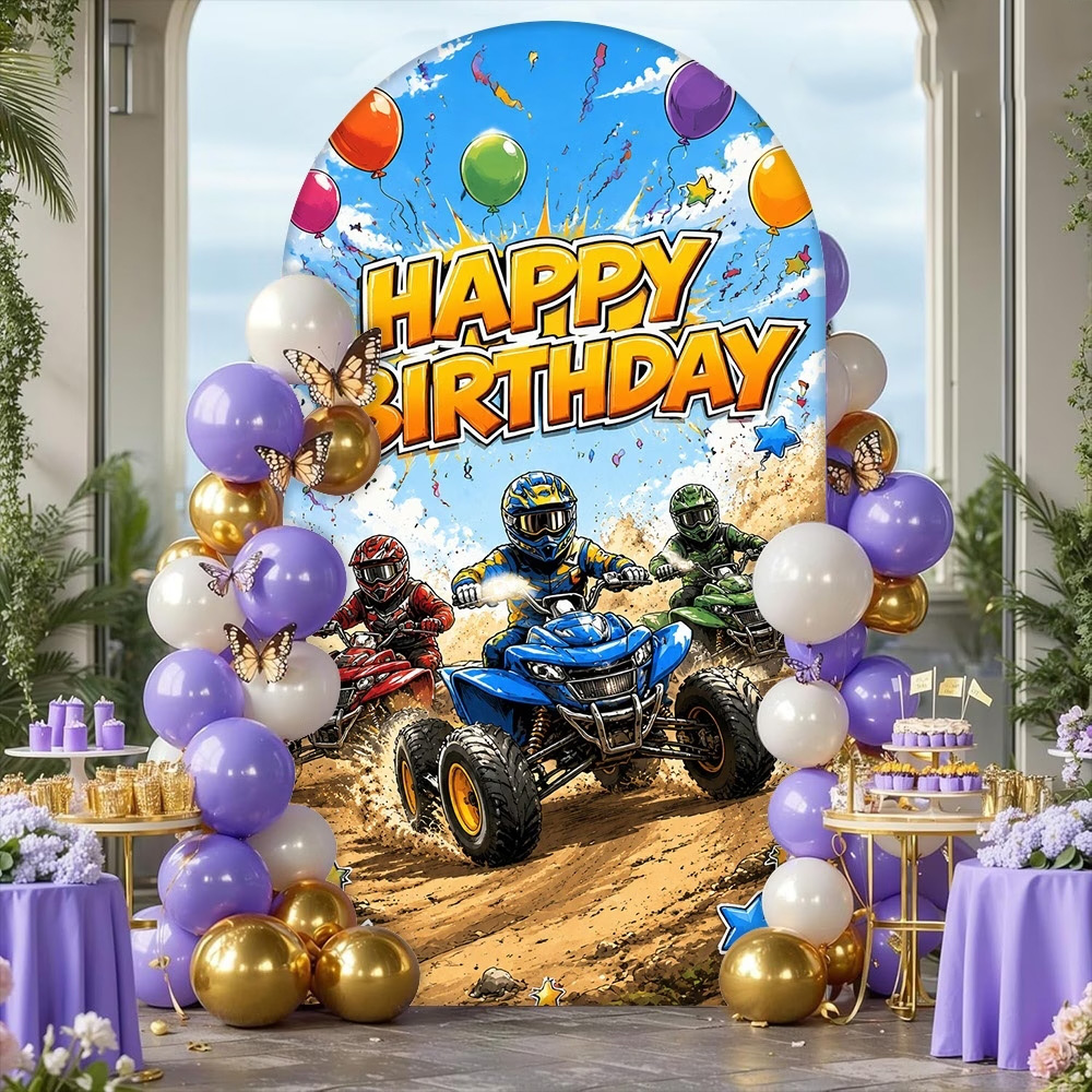 ฉากหลังงานเฉลิมฉลองสองด้าน ซุ้ - Outdoor Adventure Kids Party บทวิจารณ์และราคา